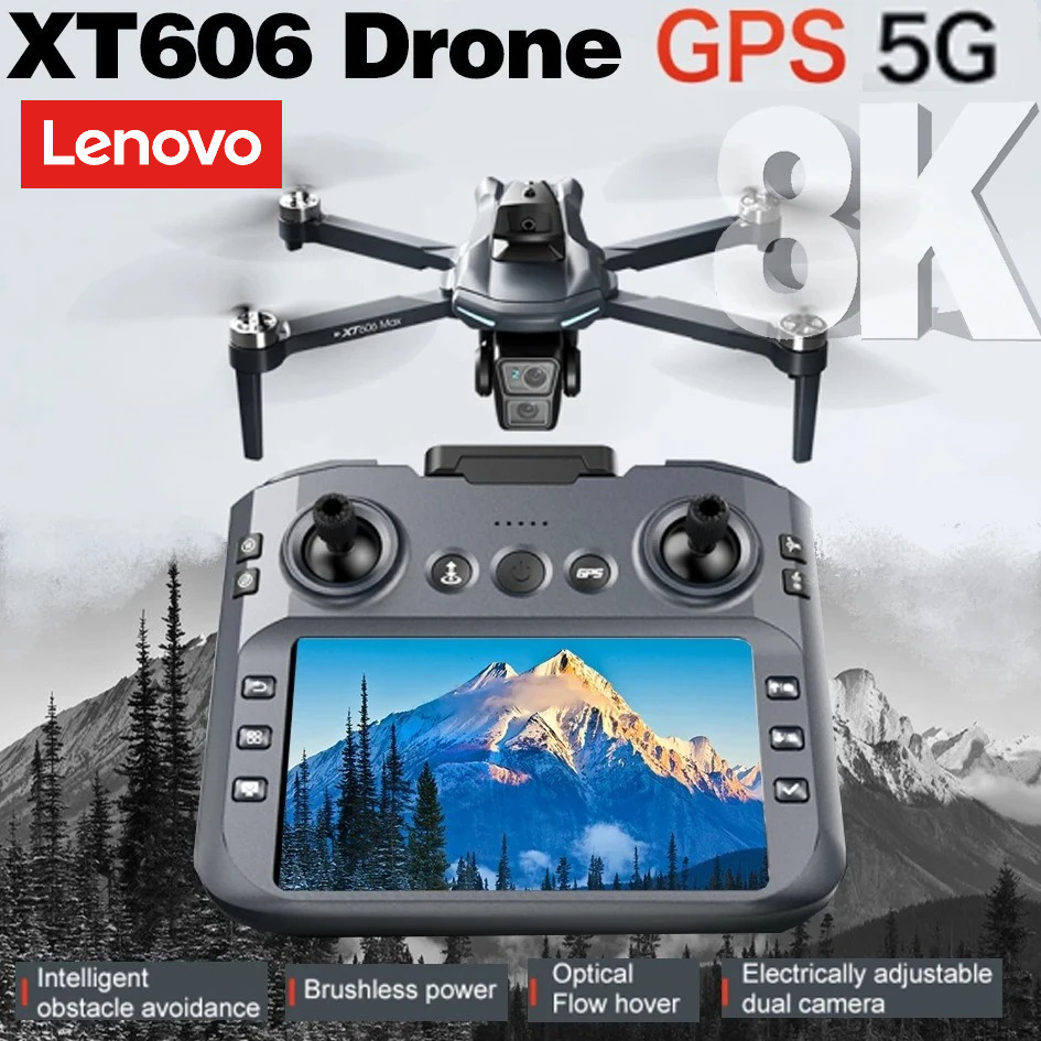 Drone Gps Mount - Drone Professionale Lenovo XT606 con Fotocamera