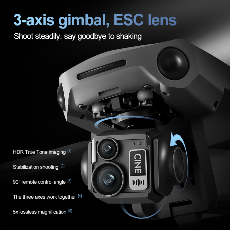 Drone RC con Gimbal a 3 Assi 8 - Drone Gimbal recensione e prezzo
