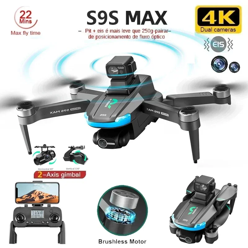 NUOVO S9S MAX MINI Drone 4K 2  - Drone Gimbal recensione e prezzo