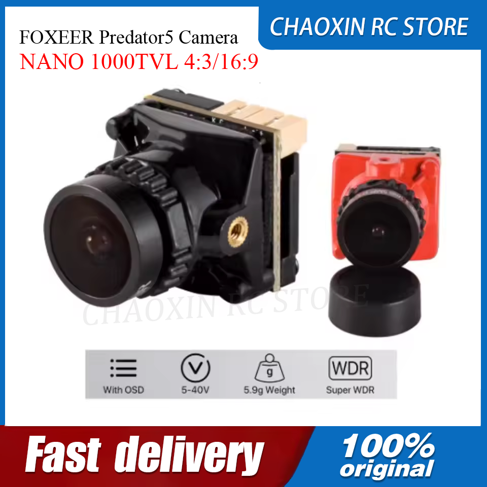 FOXEER Predator5 Fotocamera NA - Drone Battery recensione e prezzo