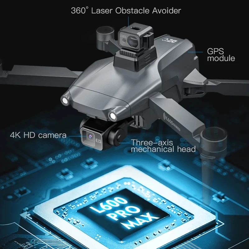 L600 PRO MAX GPS Drone Profess - Drone Gimbal recensione e prezzo