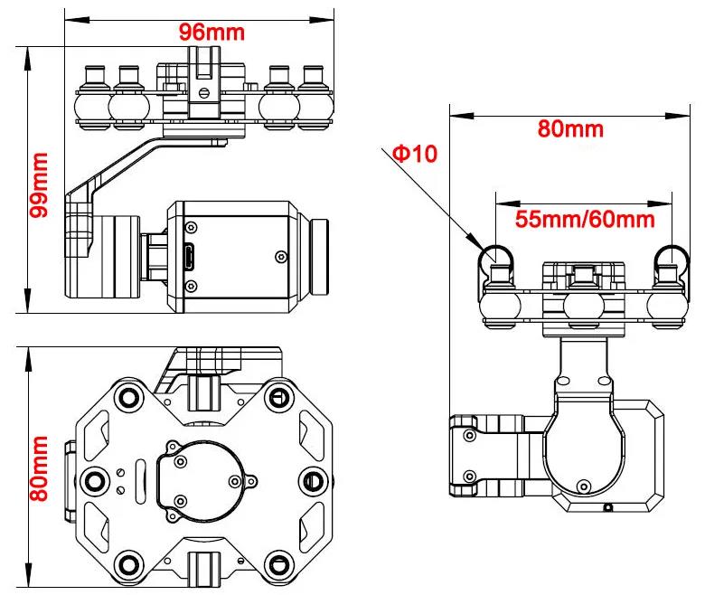 Gimbal Tarot TL3T20 a 3 Assi c - Drone Gimbal recensione e prezzo